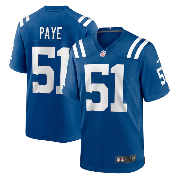 mens nike royal indianapolis colts game jersey